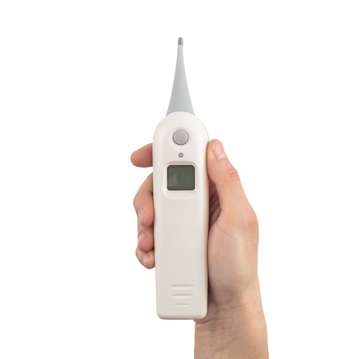 Ergonomikus kialakítású, könnyen használható digitális lázmérő, rektális használatra