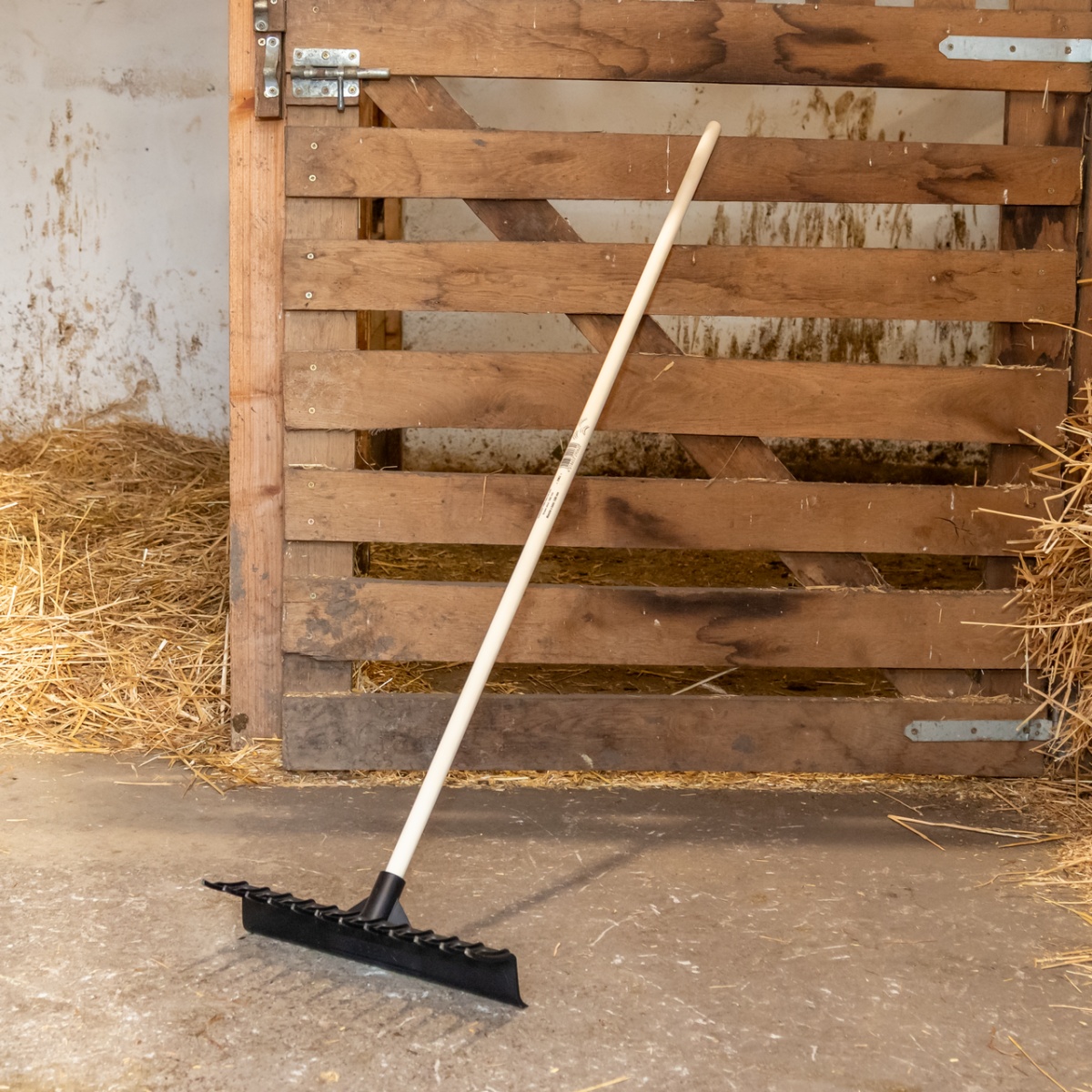 Trágyatoló-gereblye egyben, műanyag, 40 cm