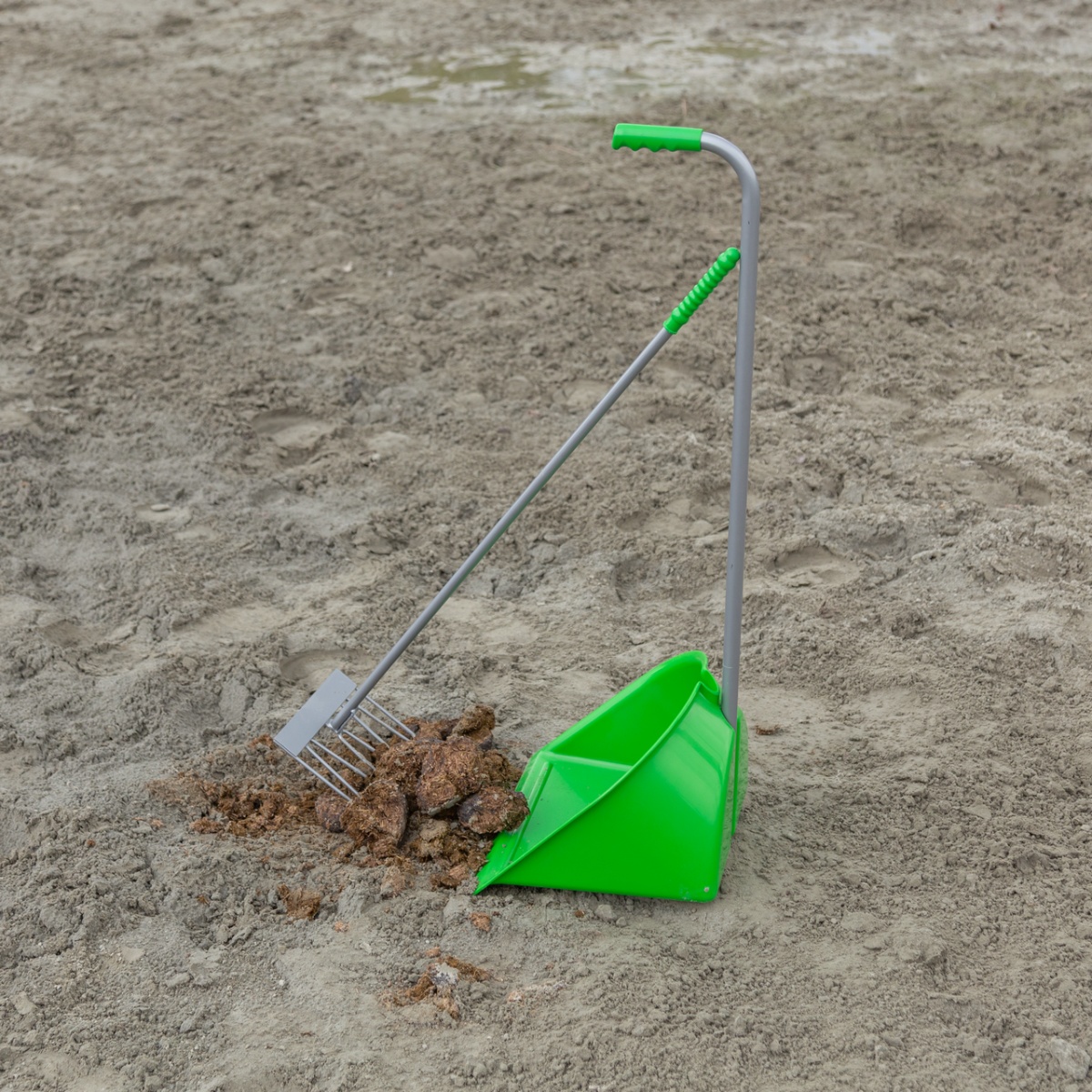 Mistboy trágyalapát gereblyével, zöld, 90 cm