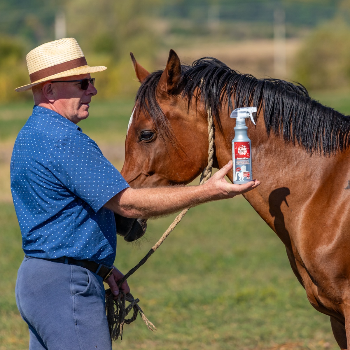 Sörényápoló spray, FrenchKiss illattal, MagicBrush, 500 ml