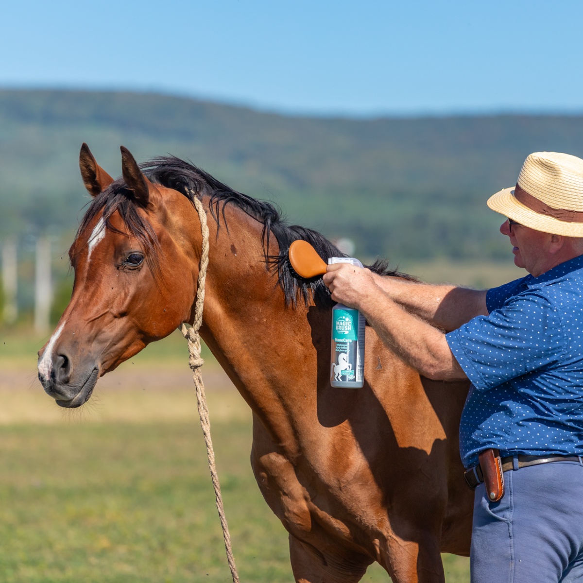 Szőrfényesítő spray, MagicBrush ManeCare, 1000 ml