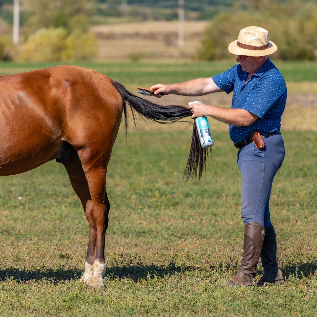 Szőrfényesítő spray, MagicBrush ManeCare, 1000 ml