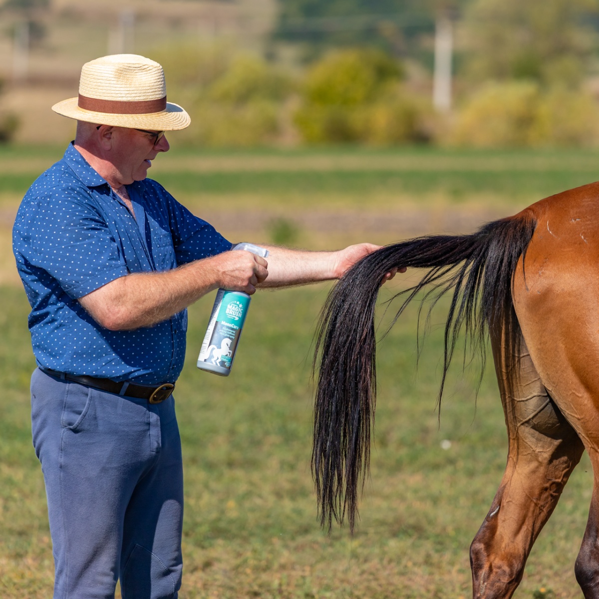 Szőrfényesítő spray, MagicBrush ManeCare, 1000 ml