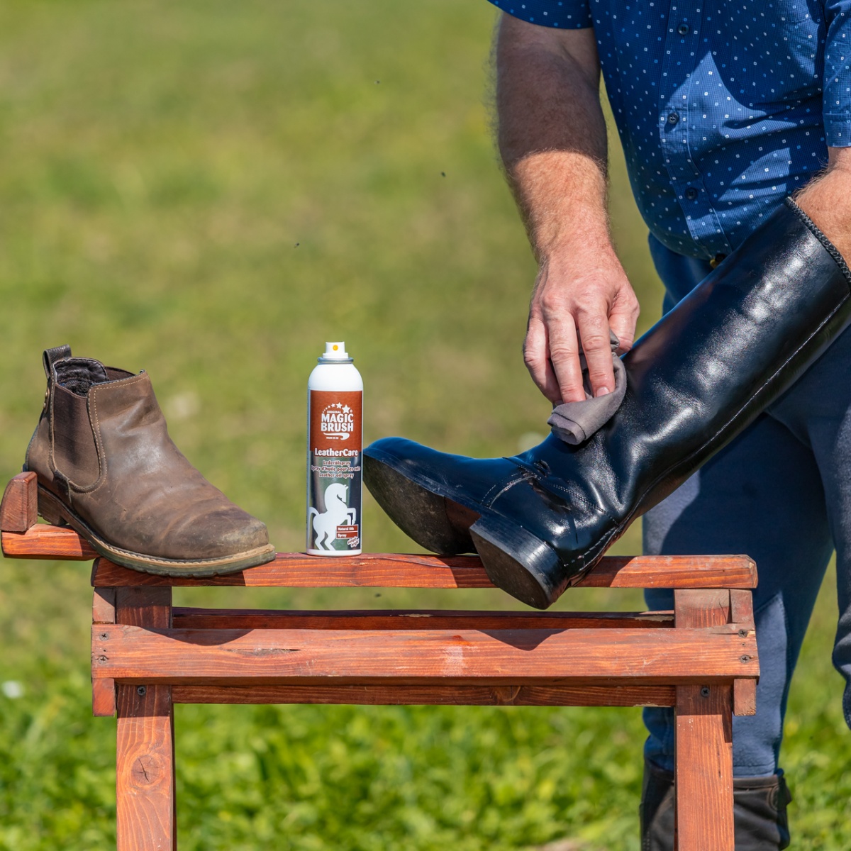 Bőrápoló olajspray, MagicBrush, 225 ml