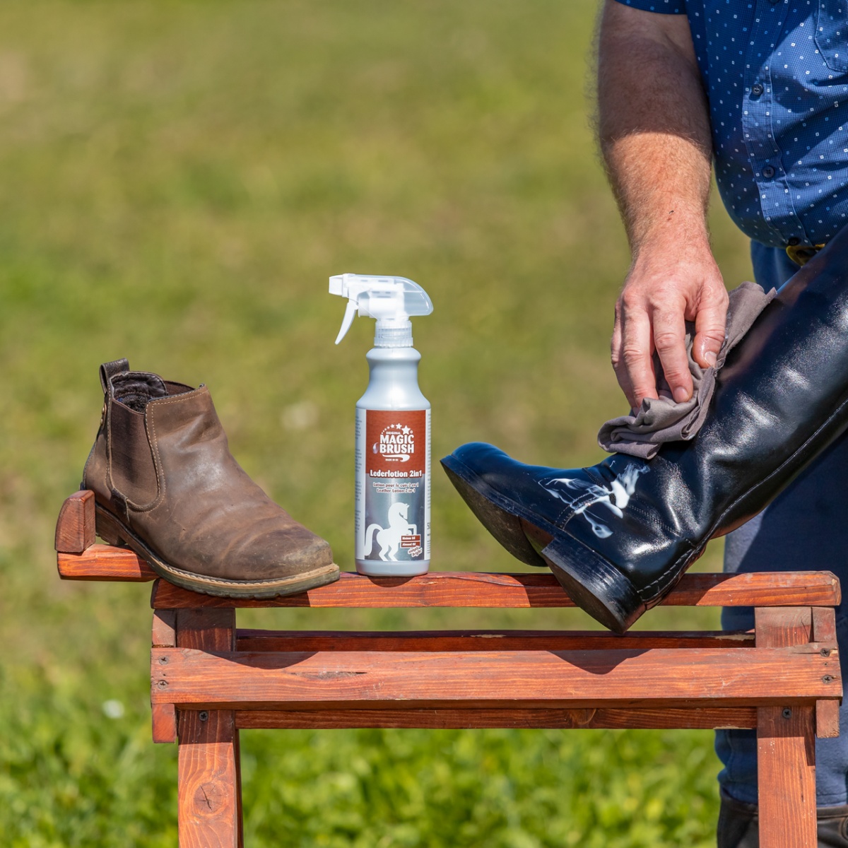 2 az 1-ben bőrápoló folyadék, MagicBrush, 500 ml