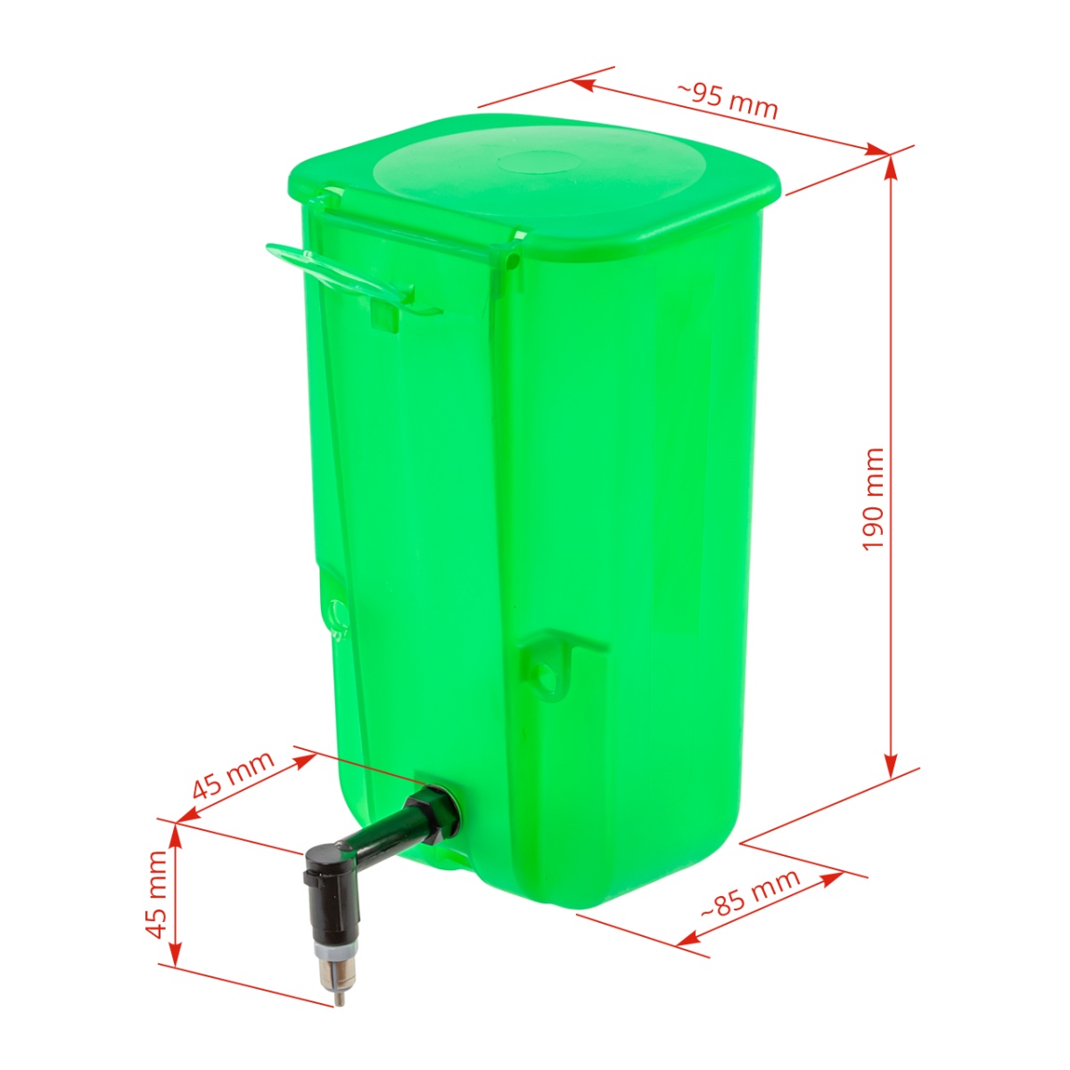 Nyúlitató, zöld, 1000 ml