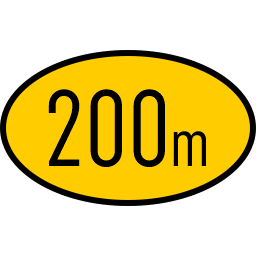 200m