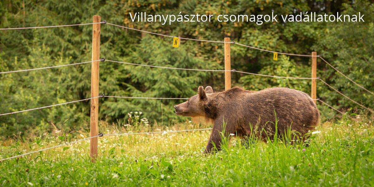 Villanypásztor csomagok vadállatoknak